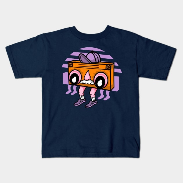 Low Beat Low Life Kids T-Shirt by dominatic